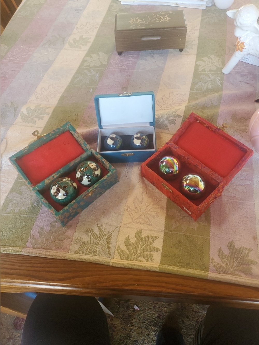 Lot 3 Sets Of Baoding Balls Musical Panda's